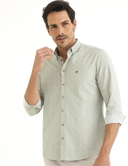 Yeşil Slim Fit Gömlek - 50195893019