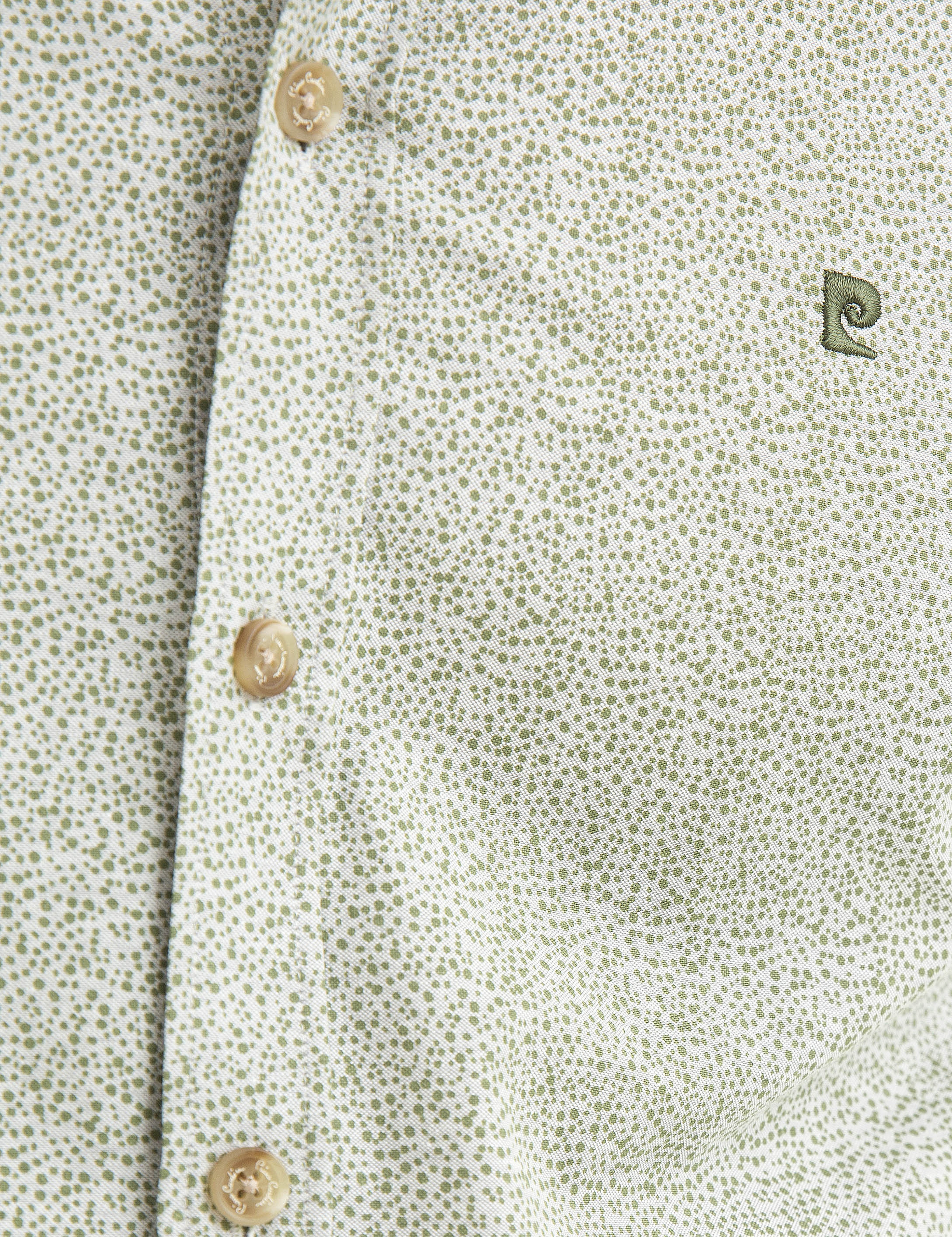 Yeşil Slim Fit Gömlek - Image 4