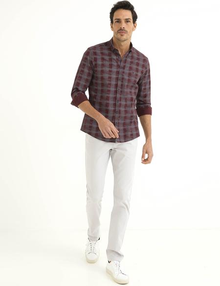 Bordo Slim Fit Gömlek - 50195916001