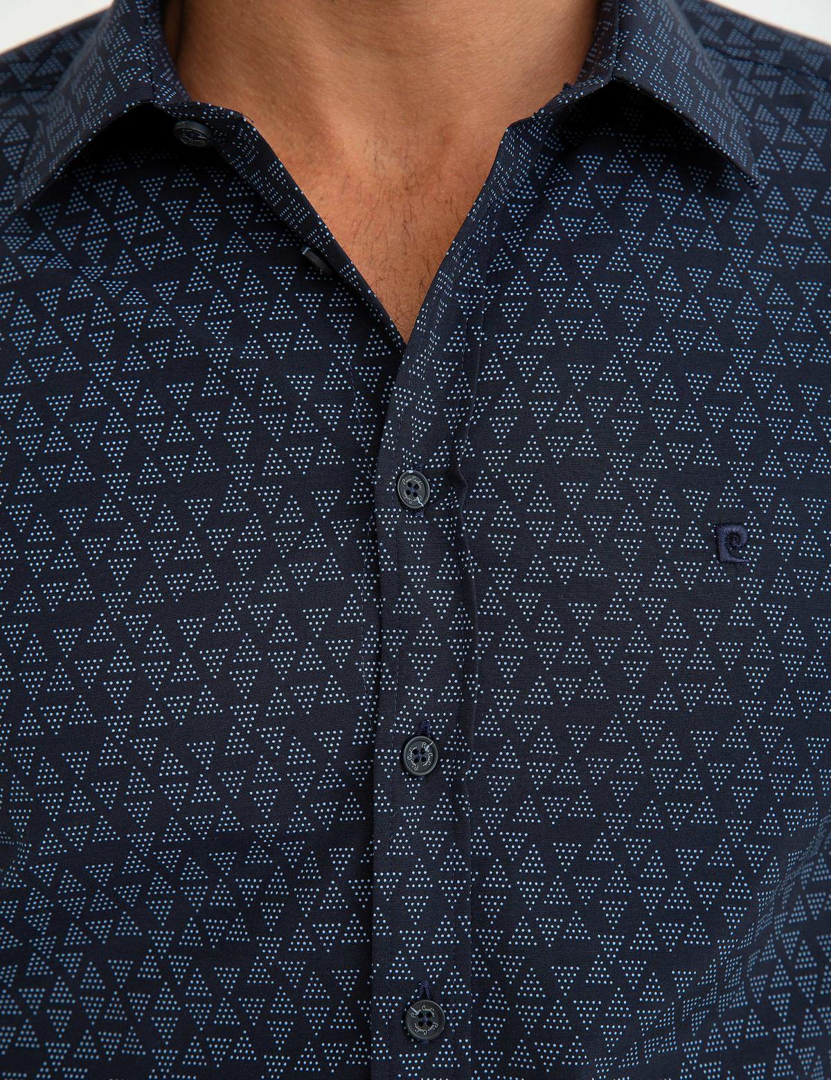 Lacivert Slim Fit Gömlek - 50195923005