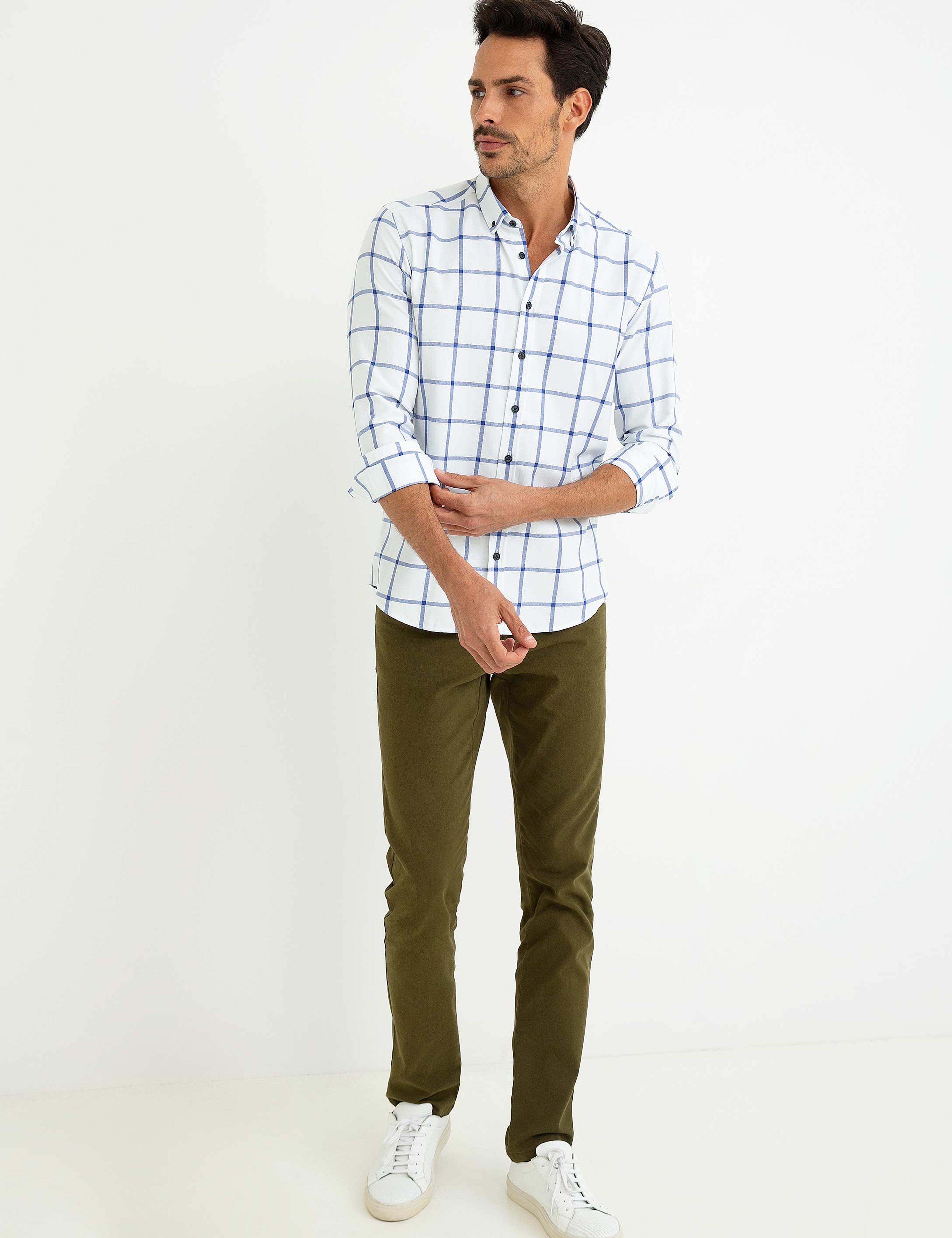 Lacivert Slim Fit Gömlek