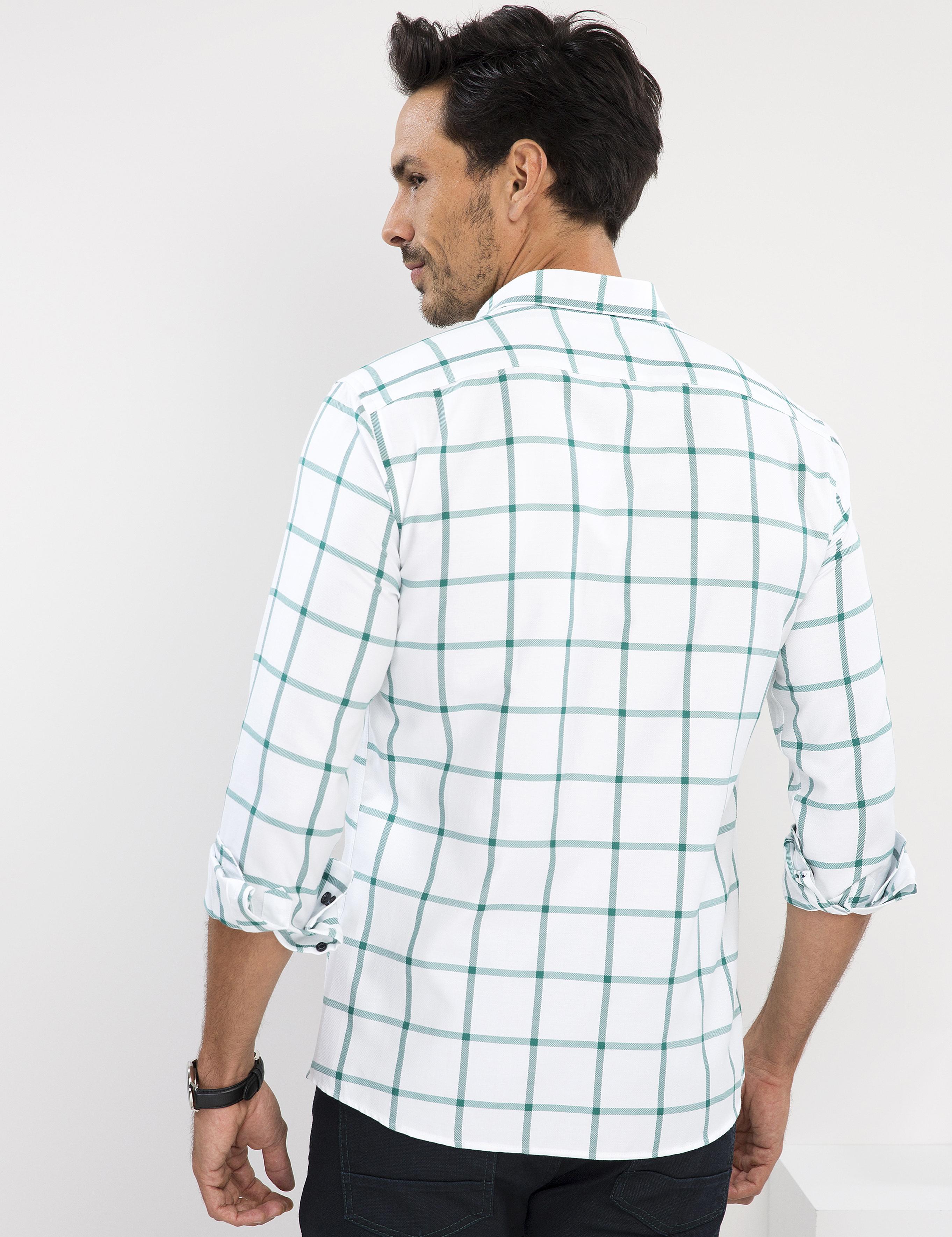 Yeşil Slim Fit Gömlek