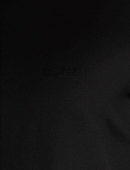 Siyah Slim Fit Uzun Kollu Basic Gömlek - 50197133023