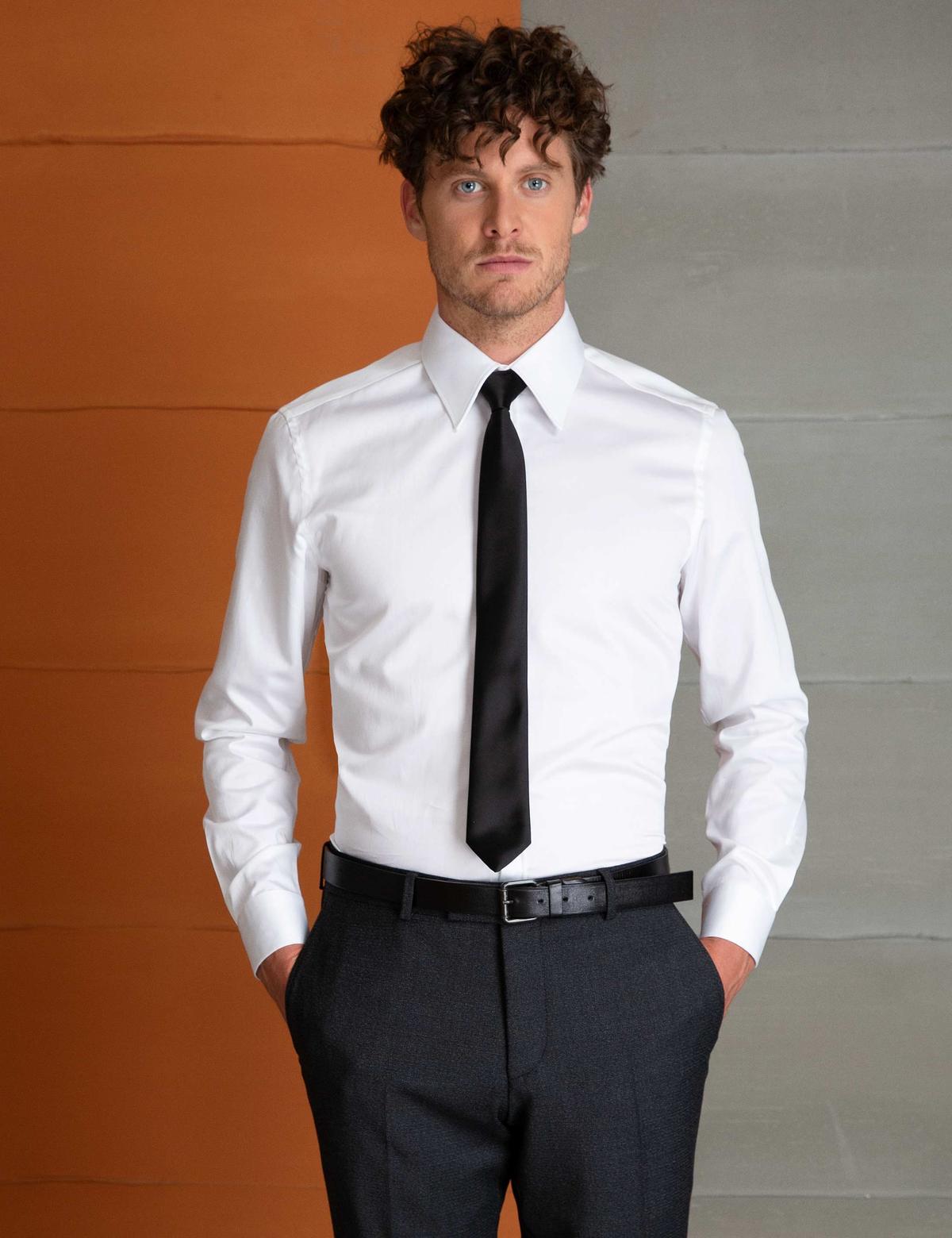 Beyaz Slim Fit Gömlek - 50199436020