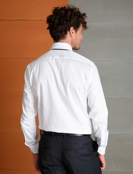 Beyaz Slim Fit Gömlek - 50199436020