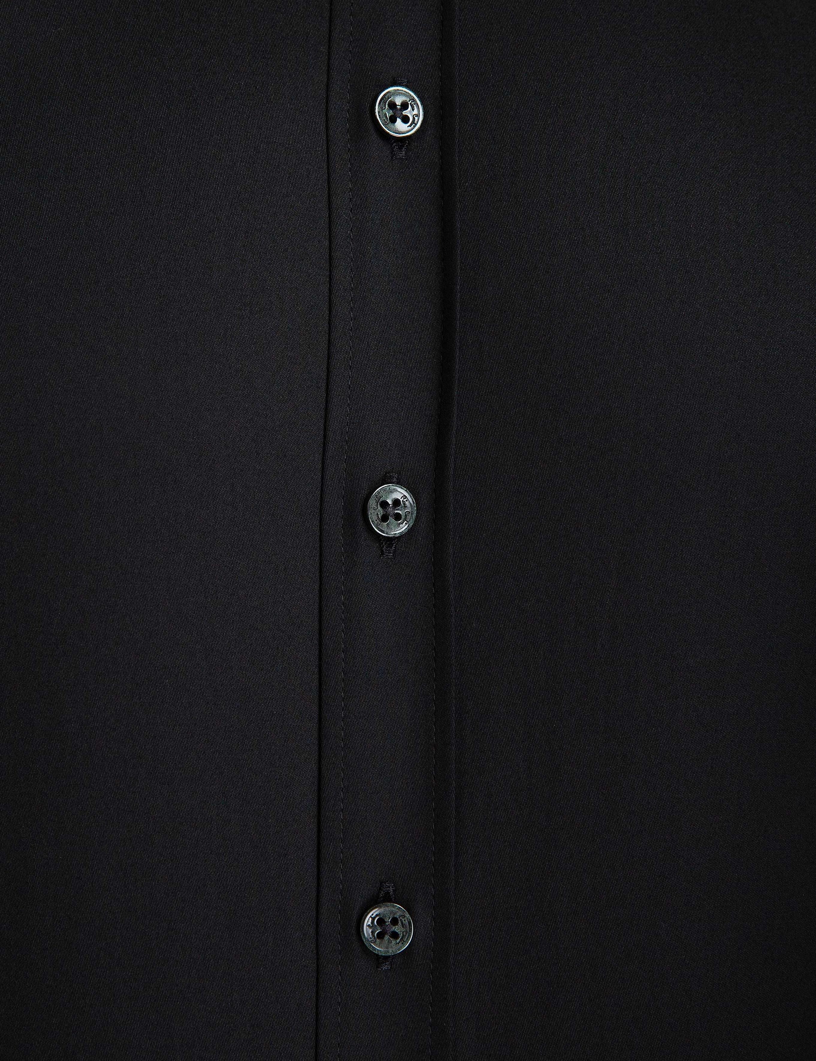 Siyah Slim Fit Gömlek