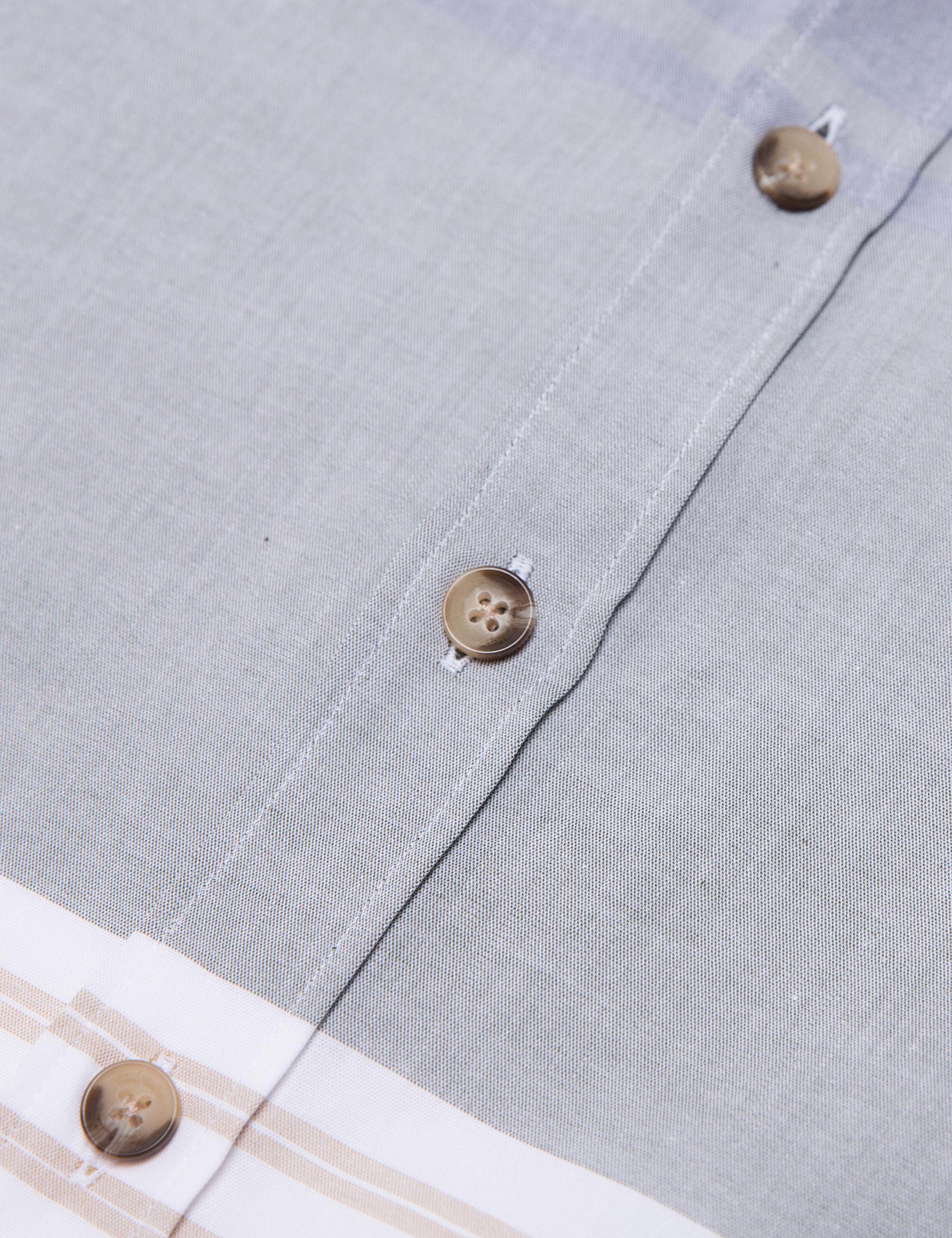 Yeşil Slim Fit Uzun Kollu Gömlek