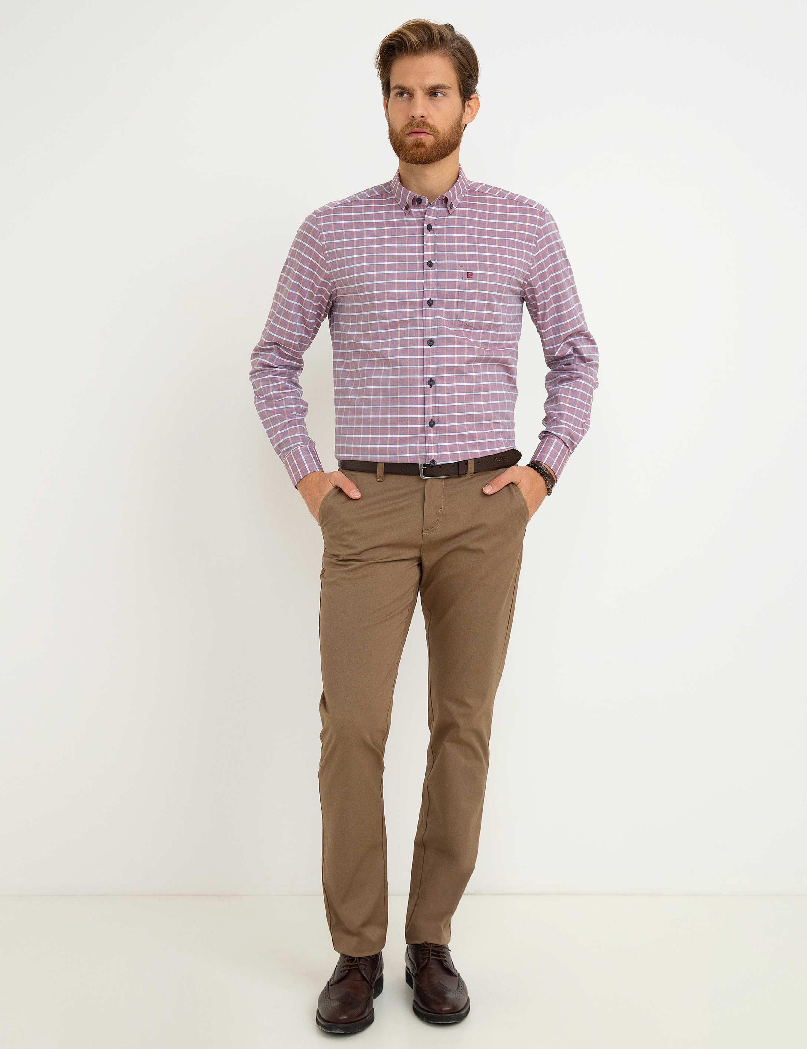 Kırmızı Regular Fit Gömlek