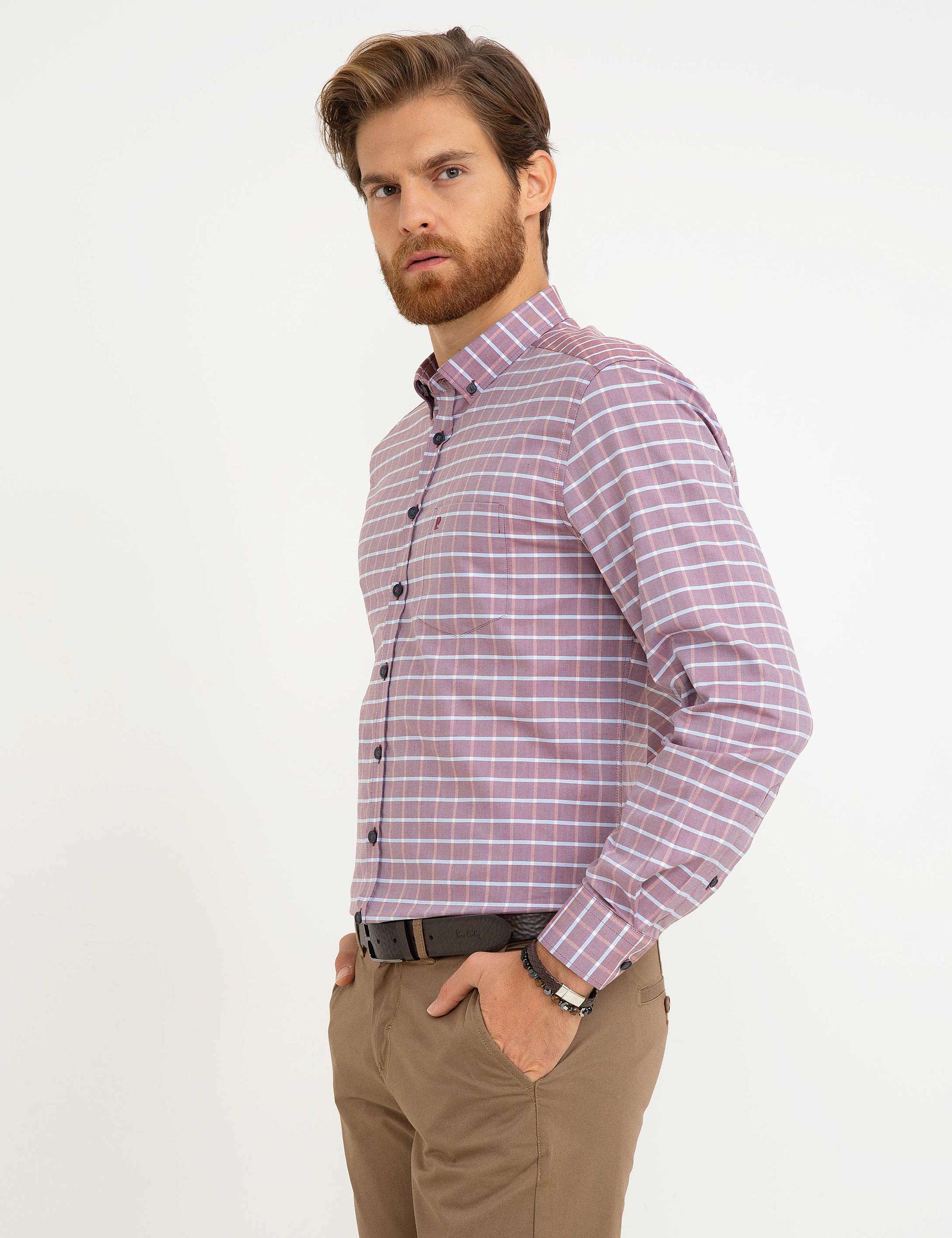 Kırmızı Regular Fit Gömlek