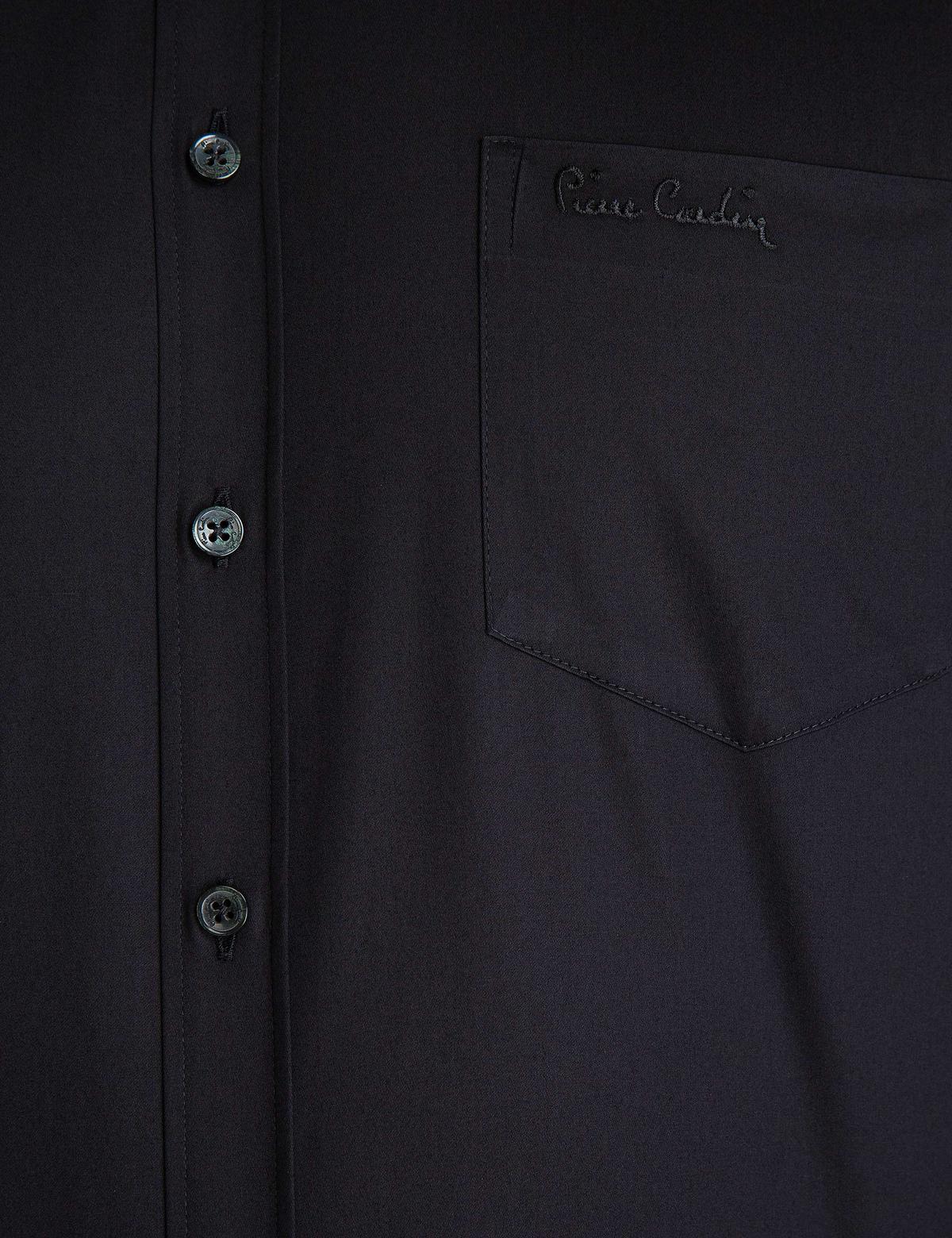 Siyah Regular Fit Basic Gömlek - 50197137014