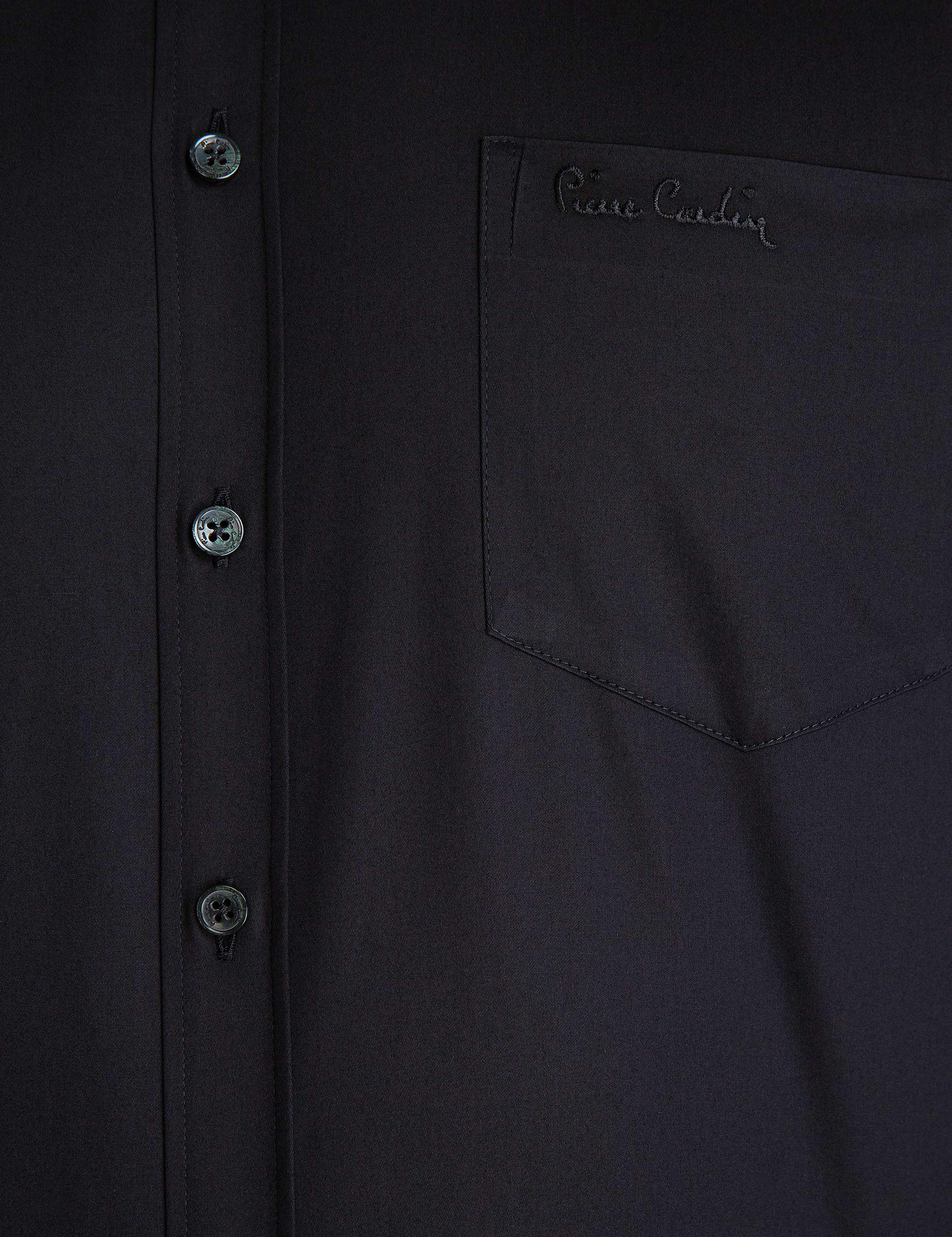 Siyah Regular Fit Basic Gömlek