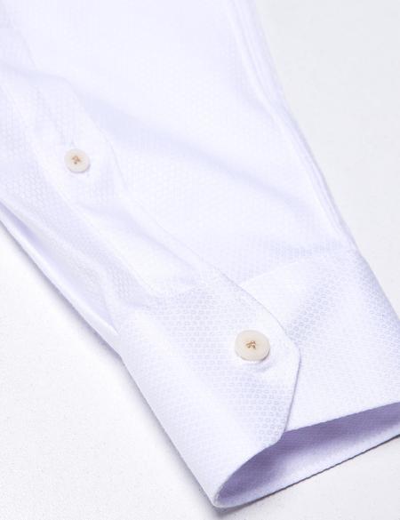 Beyaz Regular Fit Gömlek - 50188505028