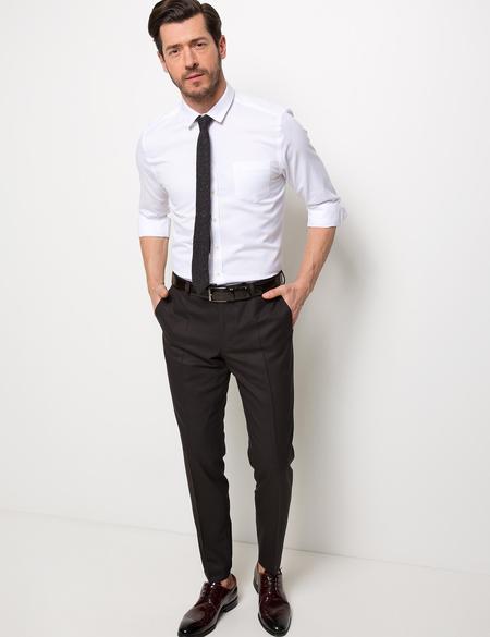 Beyaz Regular Fit Gömlek - 50188505028