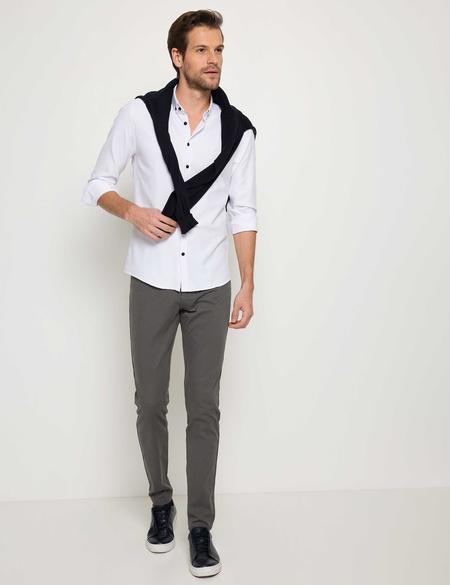 BEYAZ GOMLEK UZUNKOL - 50187972007