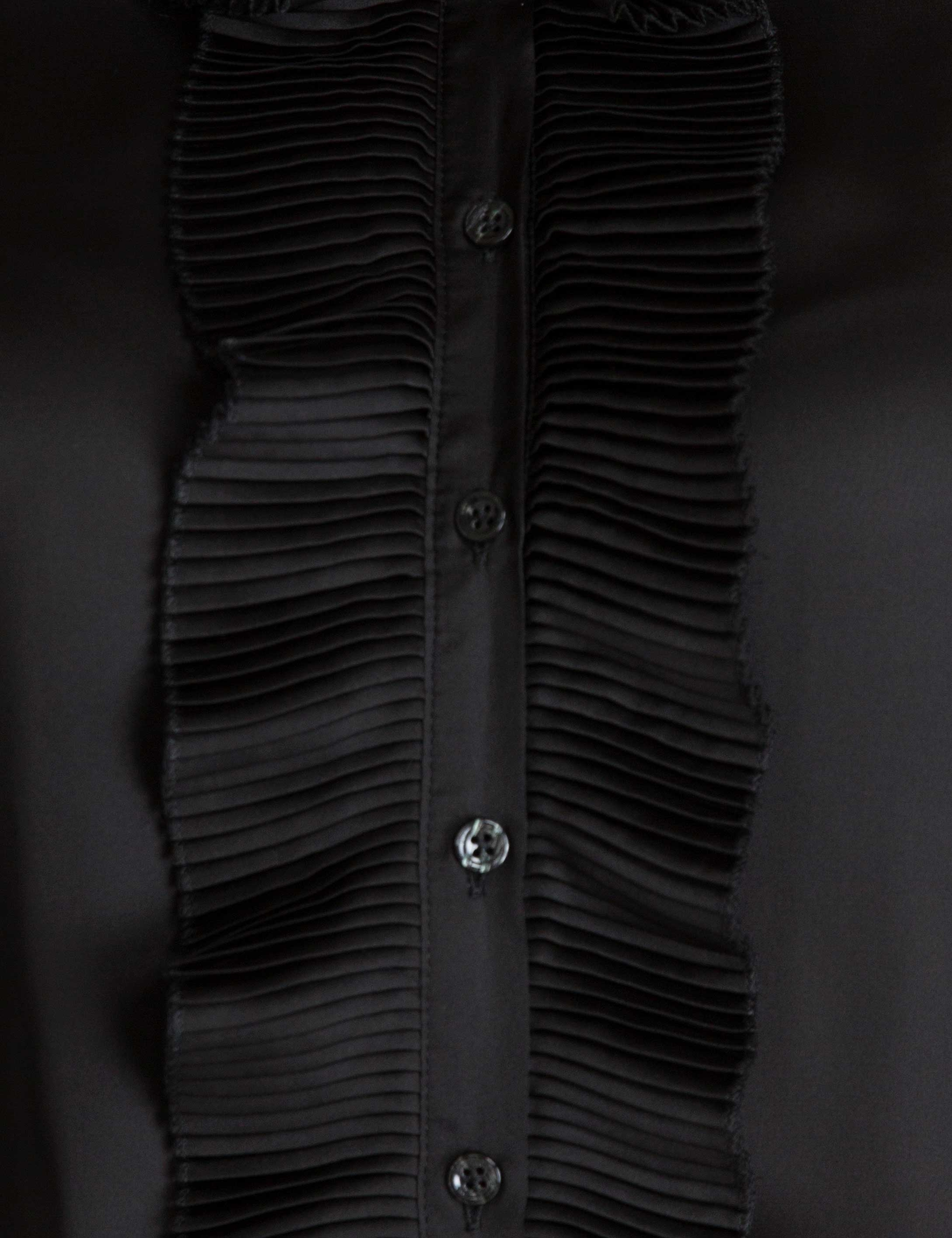 Siyah Regular Fit Bluz - Image 4