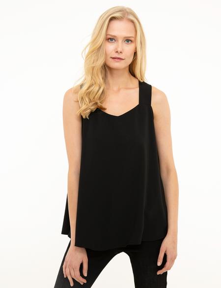 Siyah Askılı Bluz - 50204421011