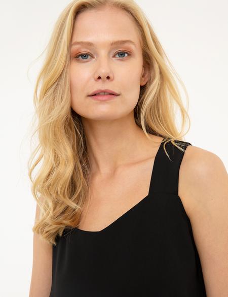 Siyah Askılı Bluz - 50204421011