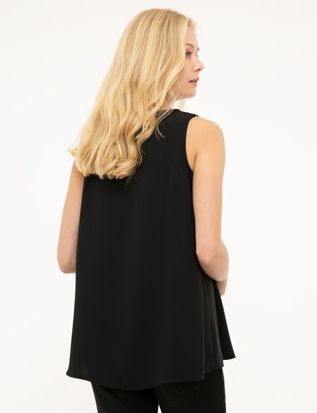 Siyah Askılı Bluz - 50204421011