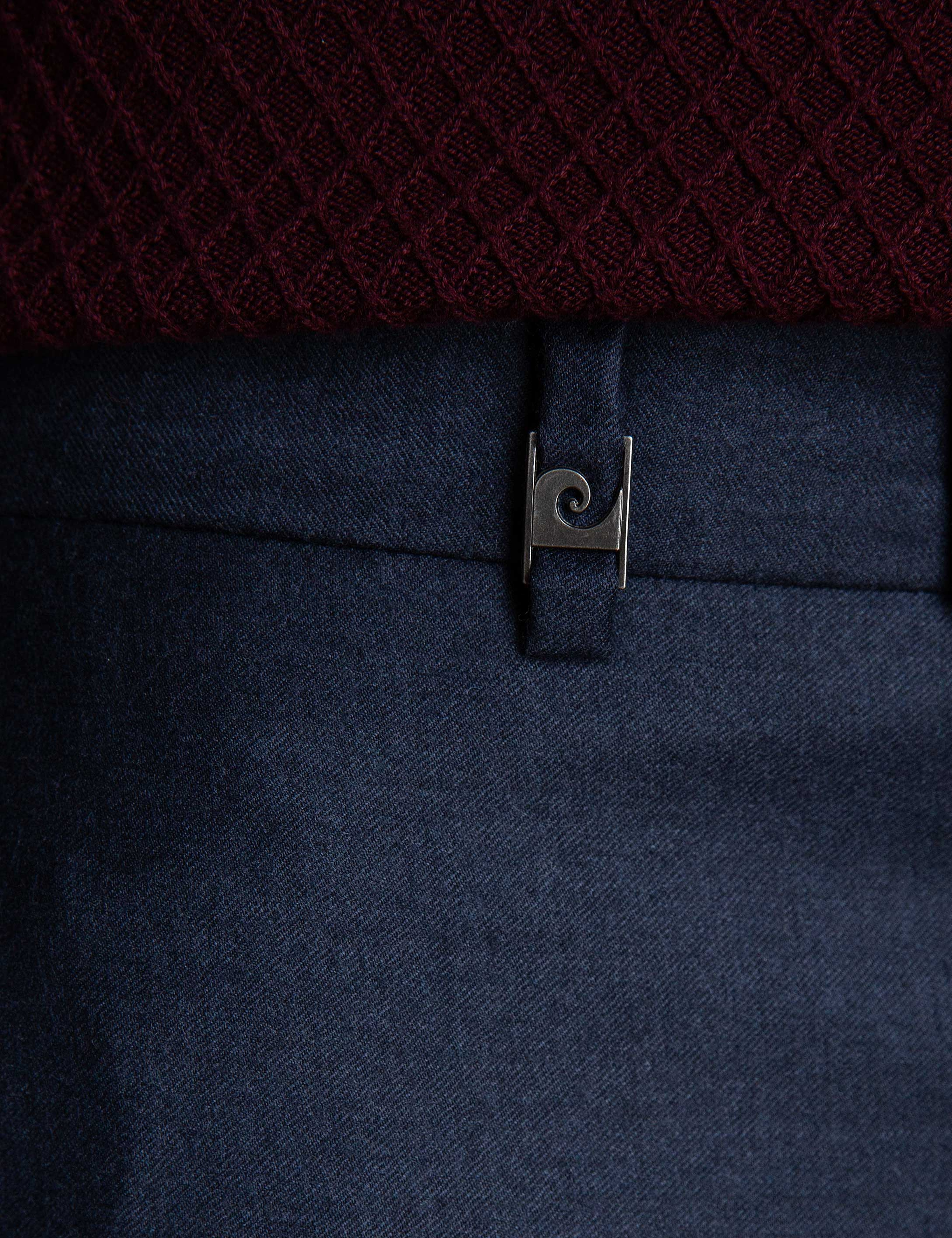 Lacivert Slim Fit Pantolon - Image 4
