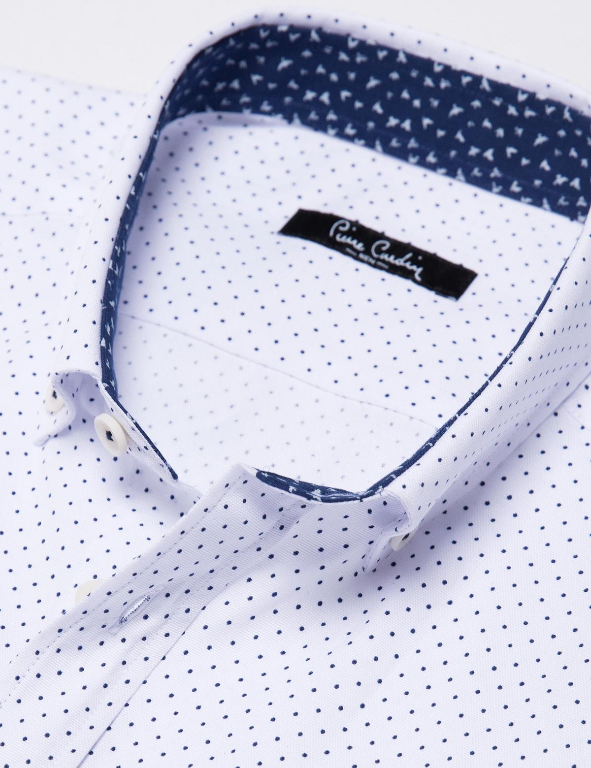 Beyaz Slim Fit Gömlek - 50187545019