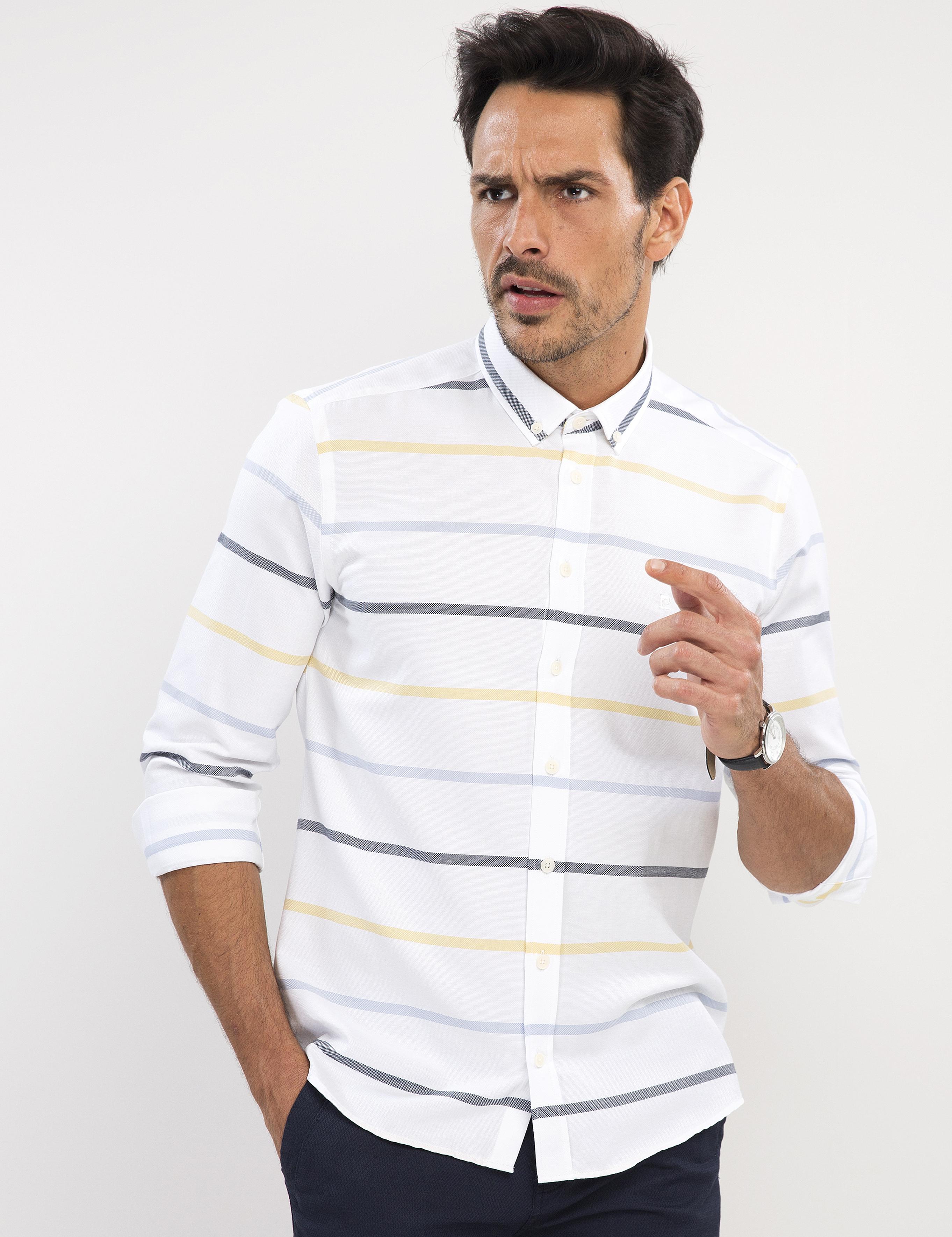 Sarı Slim Fit Gömlek