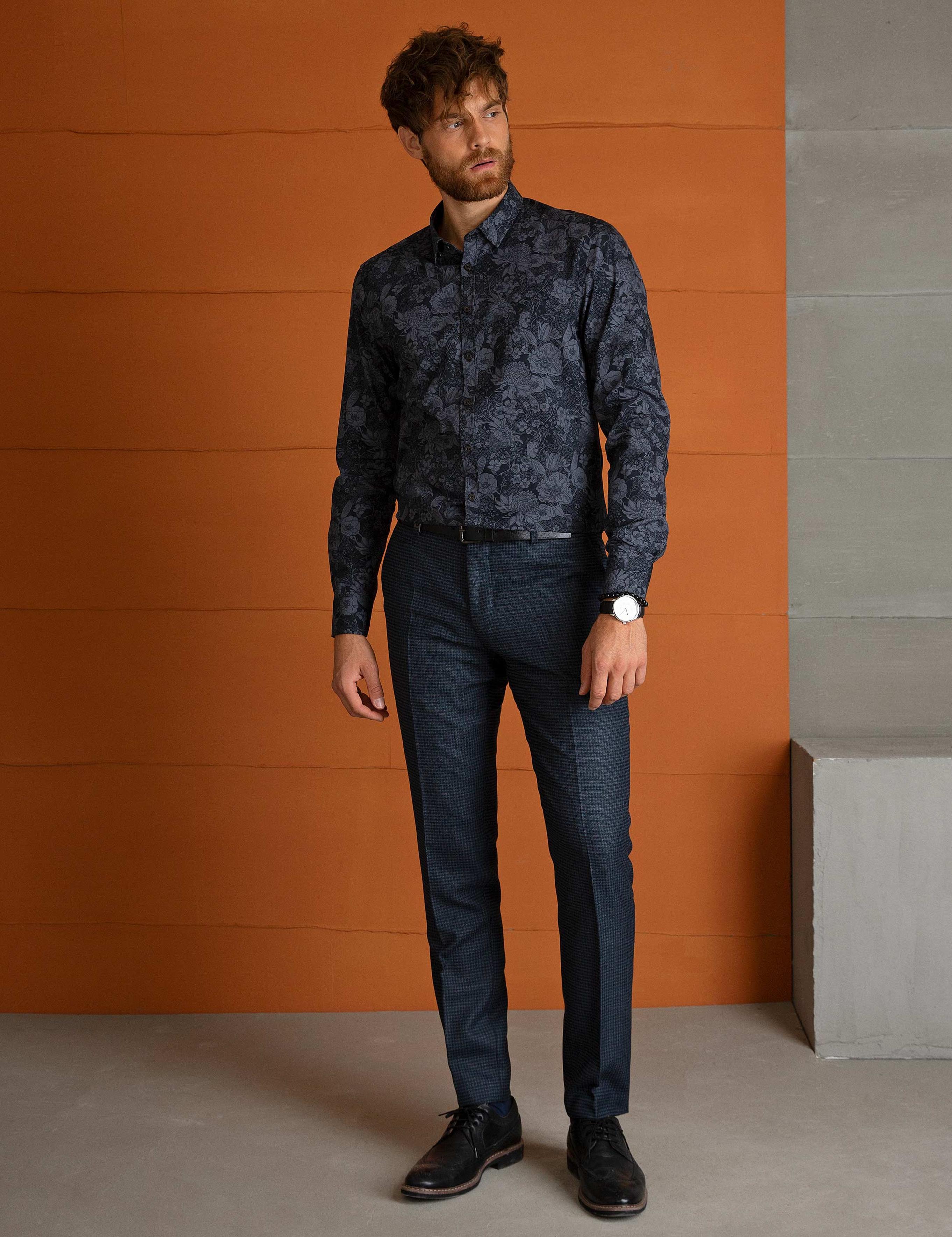 Siyah Slim Fit Gömlek