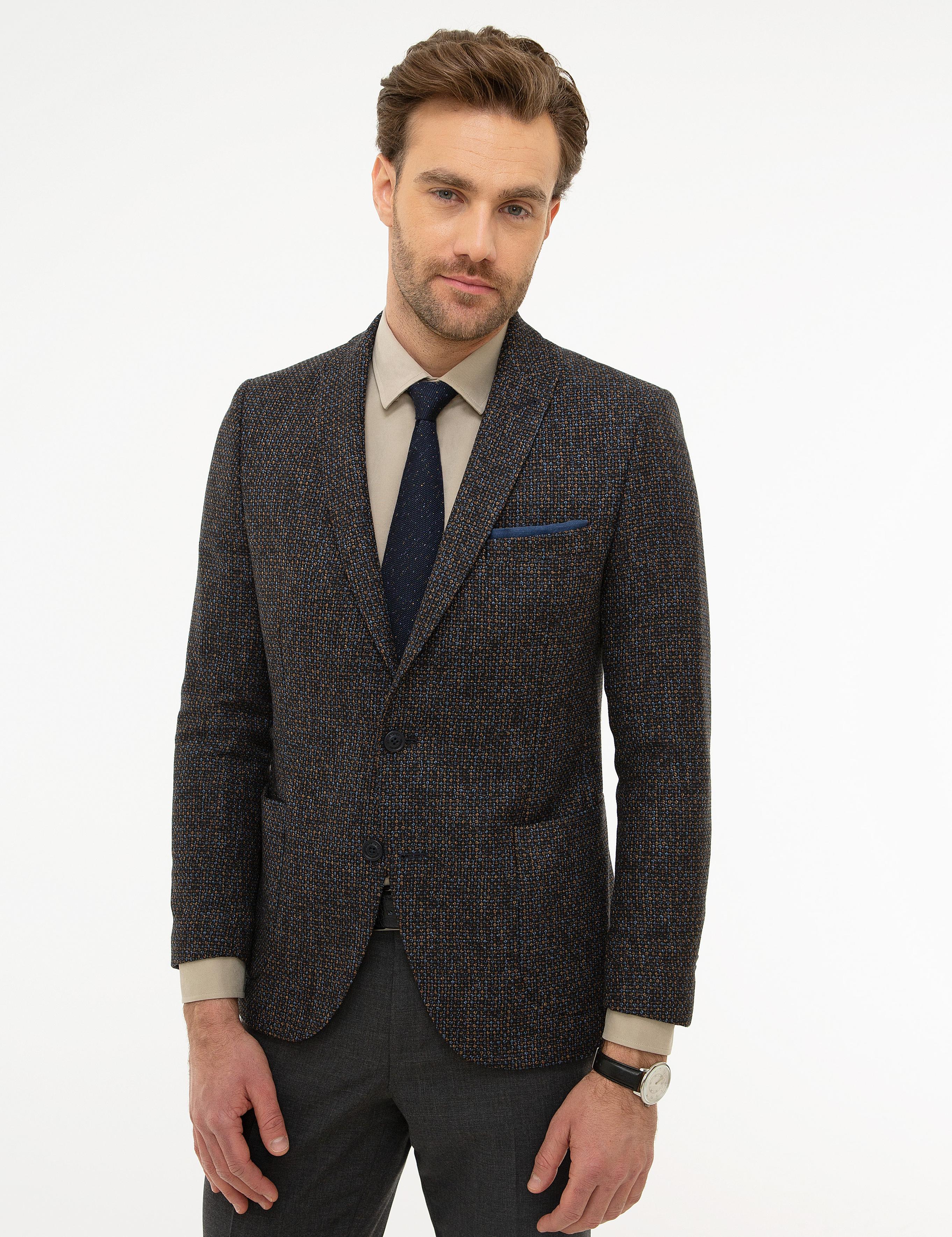 Lacivert Ex. Slim Fit Ceket