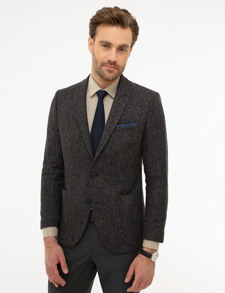 Lacivert Ex. Slim Fit Ceket - 50226182005