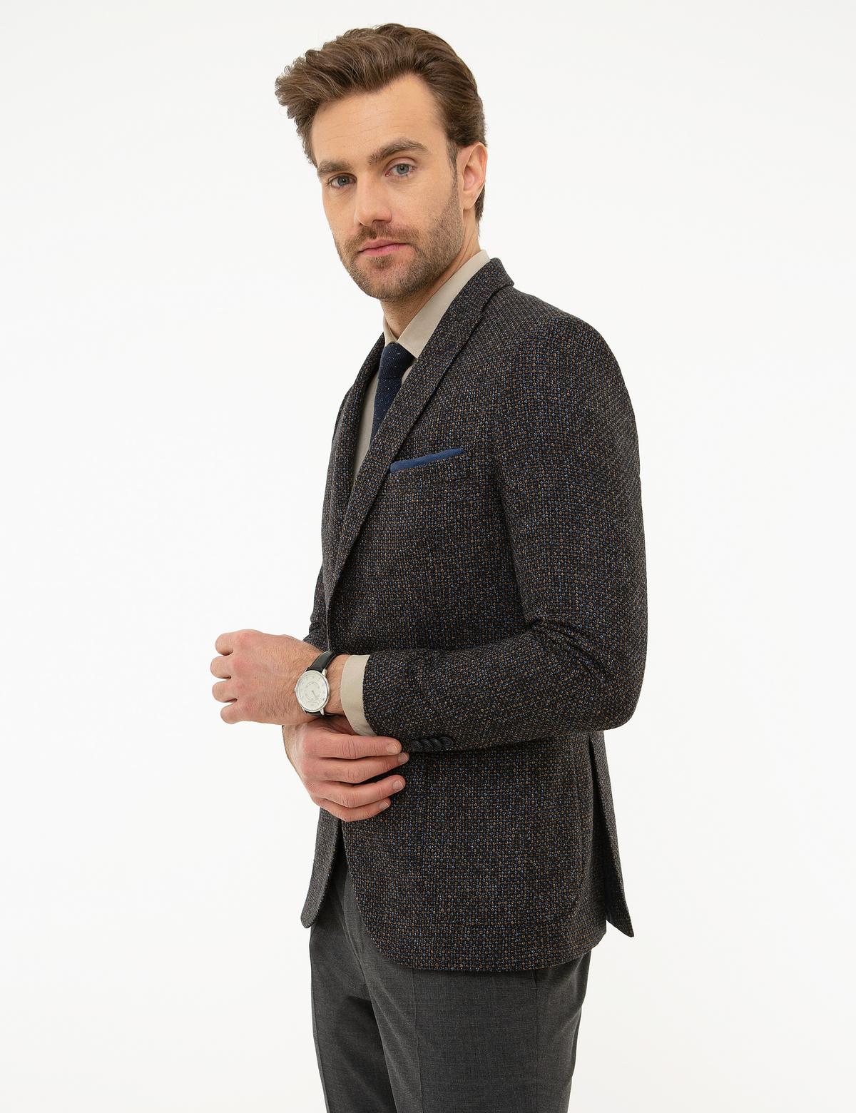 Lacivert Ex. Slim Fit Ceket - 50226182005