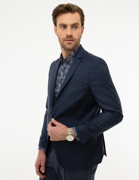 Lacivert Ex. Slim Fit Ceket - 50225493014