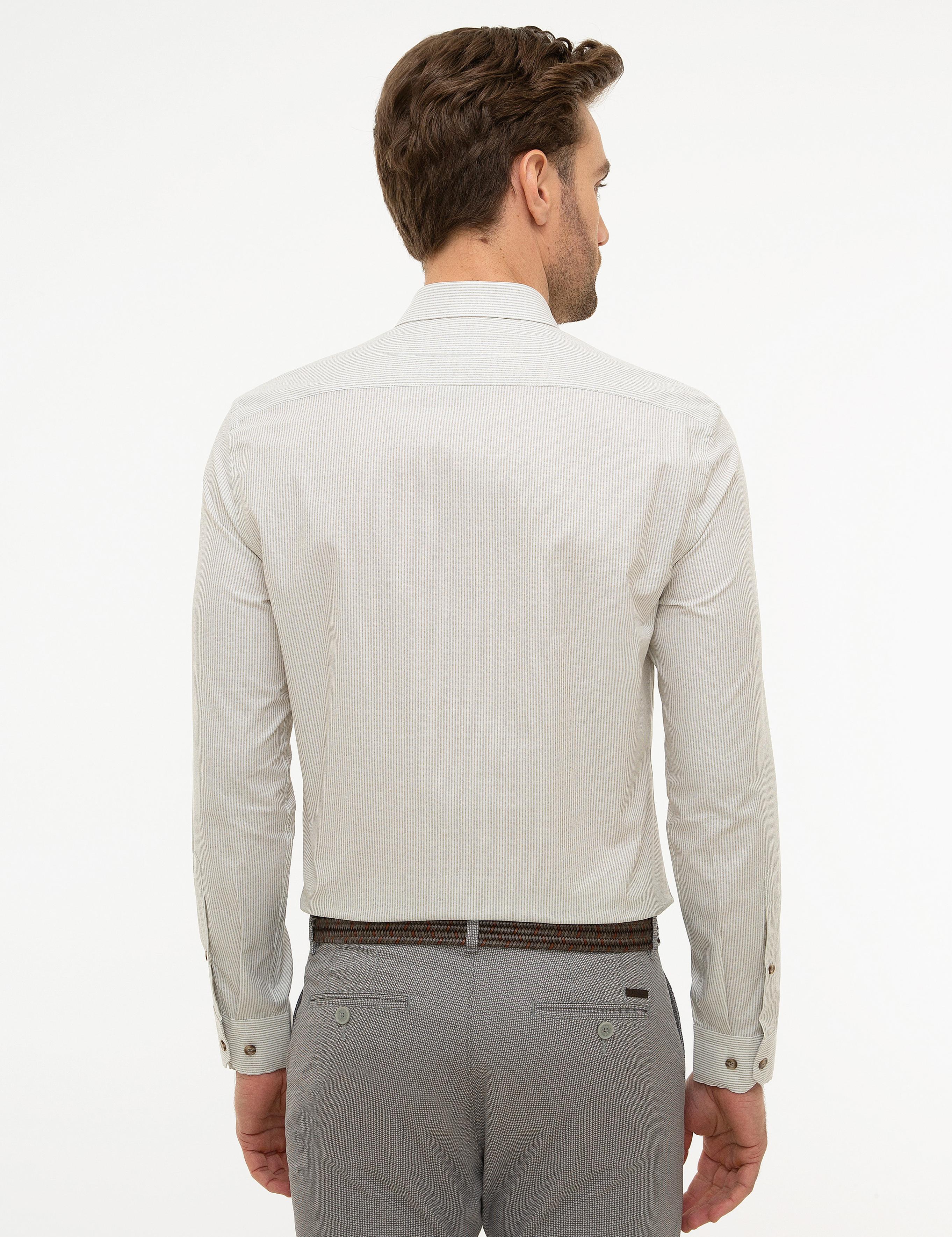 Haki Slim Fit Gömlek