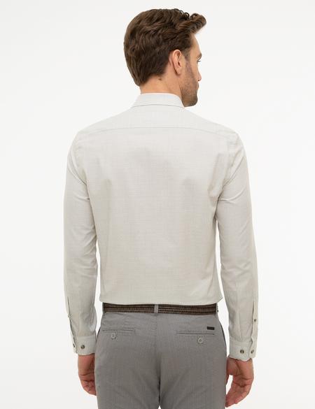 Haki Slim Fit Gömlek - 50221433014