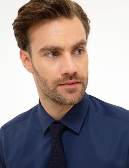 Lacivert Regular Fit Basic Gömlek - 50227058028