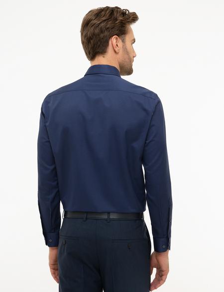 Lacivert Regular Fit Basic Gömlek - 50227058028