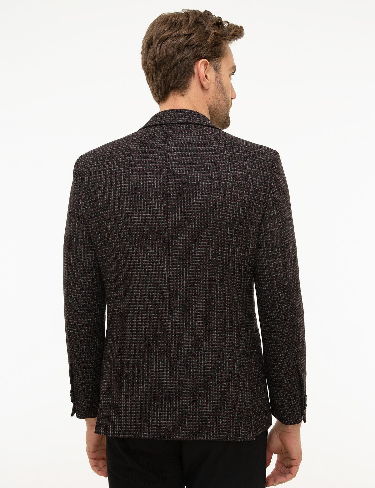 Siyah Ex. Slim Fit Ceket - 50226182041