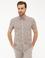 Haki Slim Fit Kısa Kollu Gömlek
