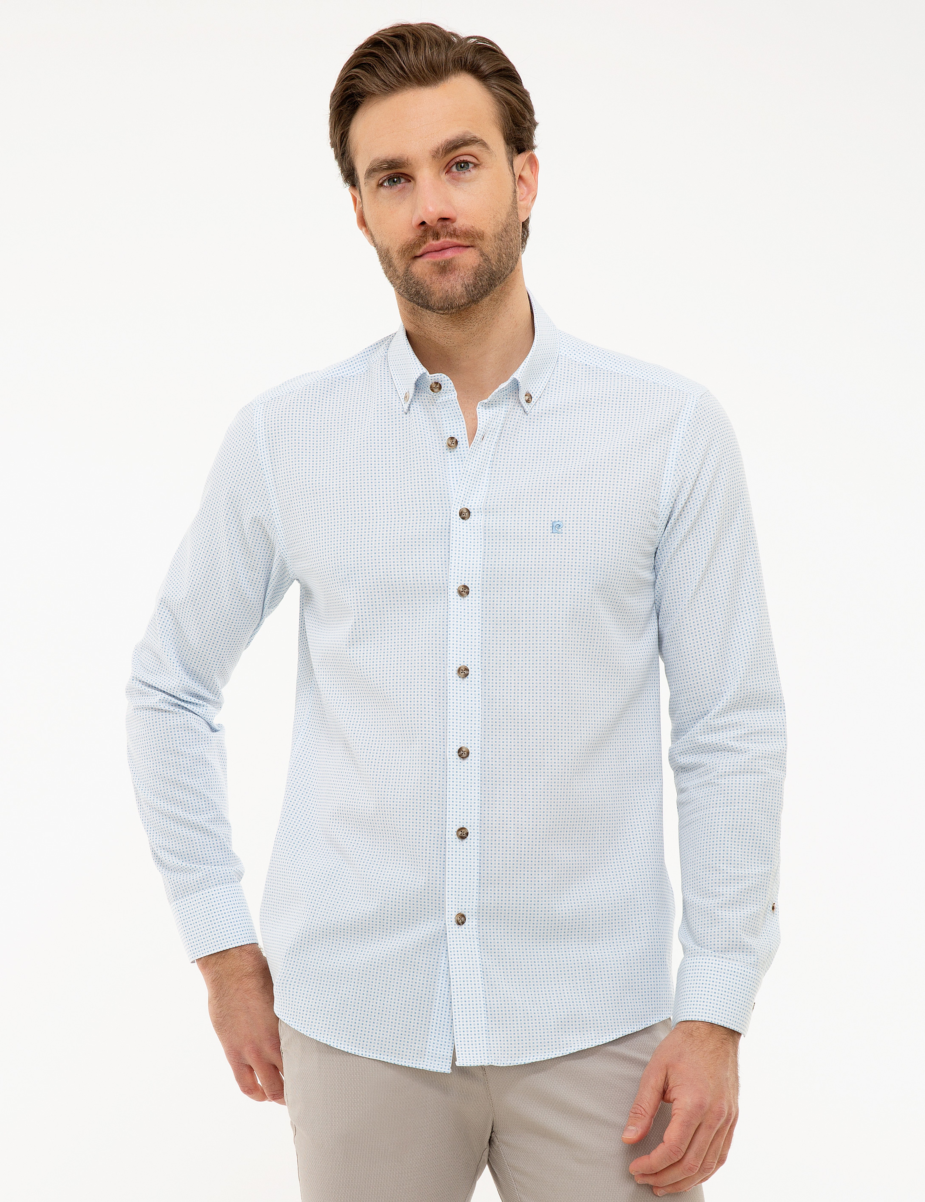 Mavi Slim Fit Gömlek