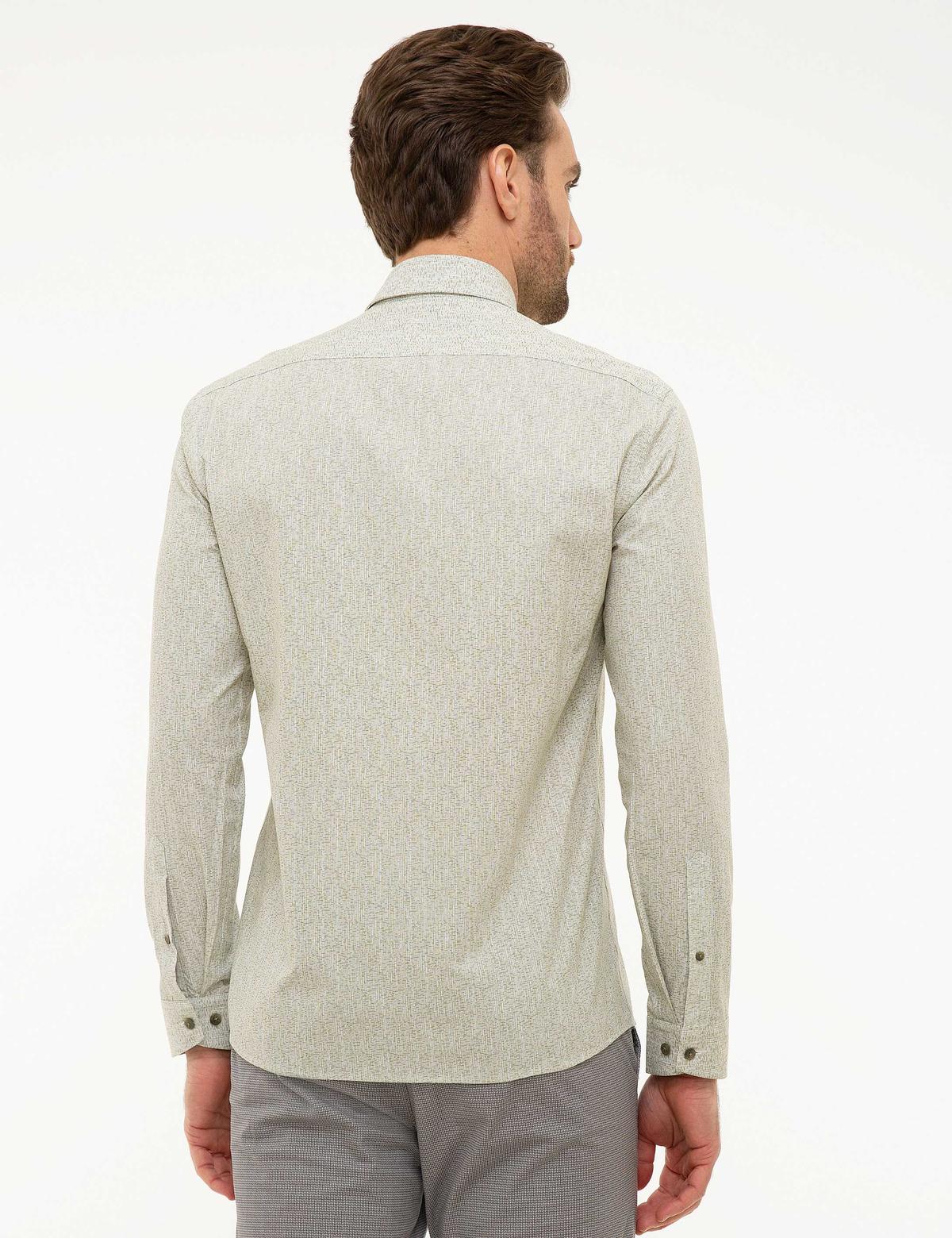 Haki Slim Fit Gömlek - 50221426005