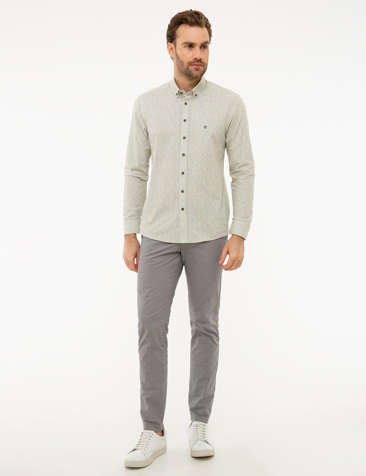 Haki Slim Fit Gömlek - 50221426005