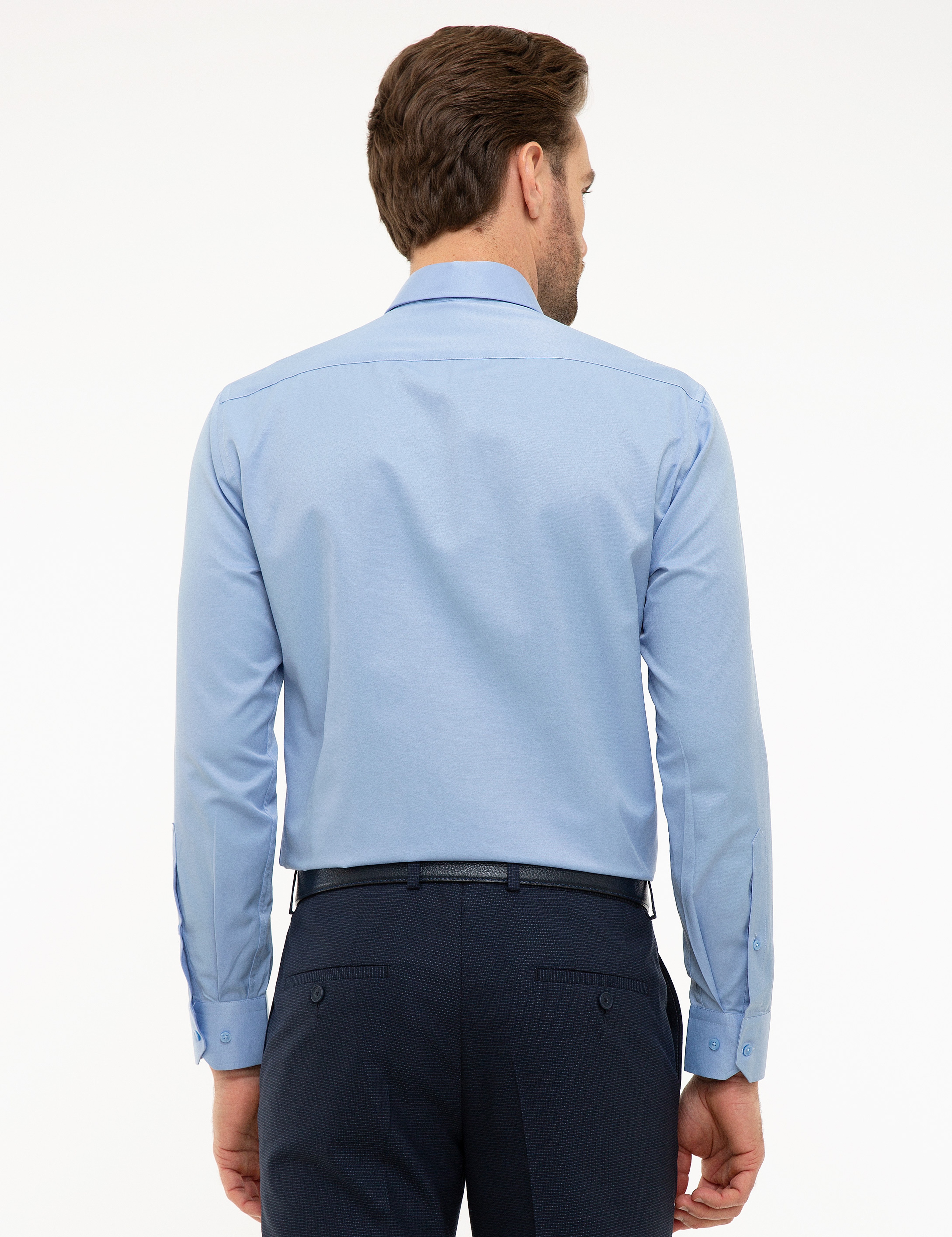 Mavi Slim Fit Basic Gömlek - Image 3