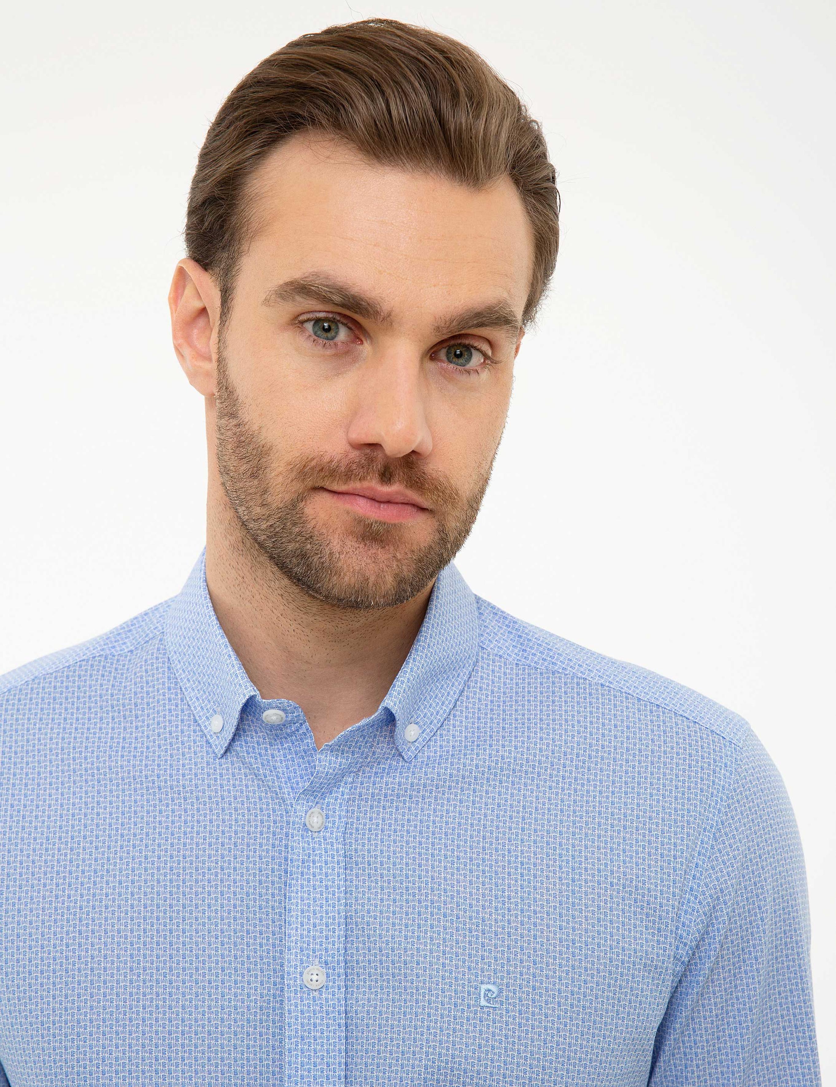 Mavi Slim Fit Gömlek