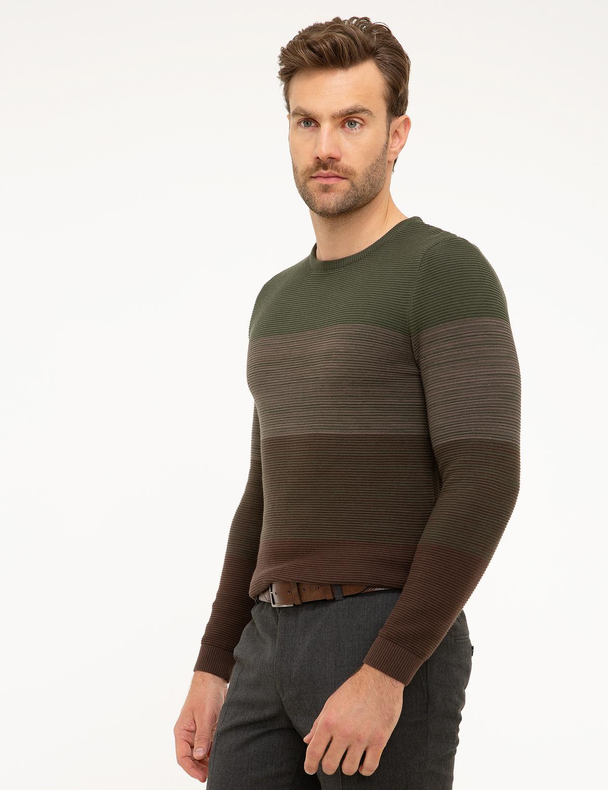 Haki Triko Kazak - 50194854034