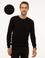 Antrasit Melanj Slim Fit Bisiklet Yaka Triko Kazak