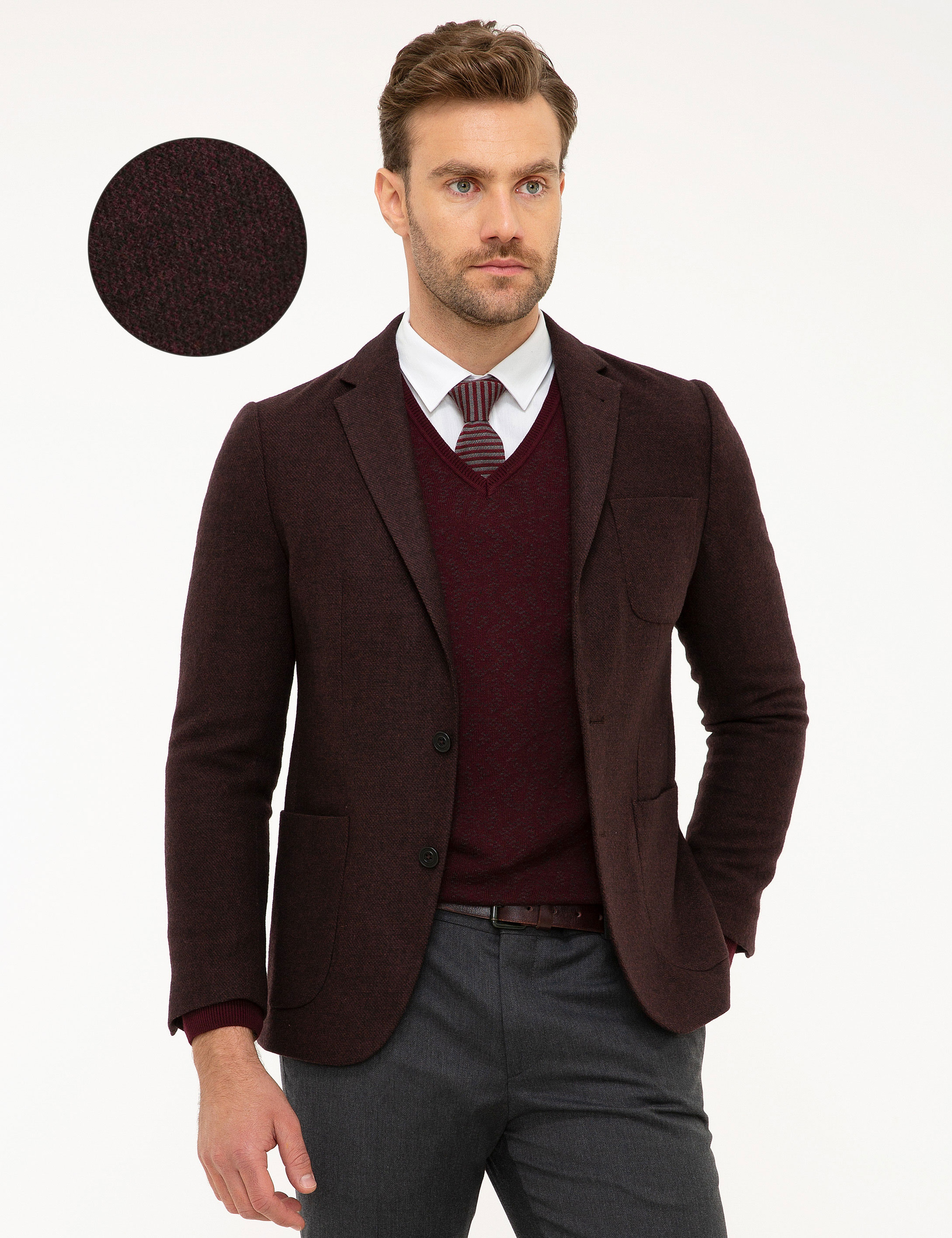 Bordo Ceket - Image 1