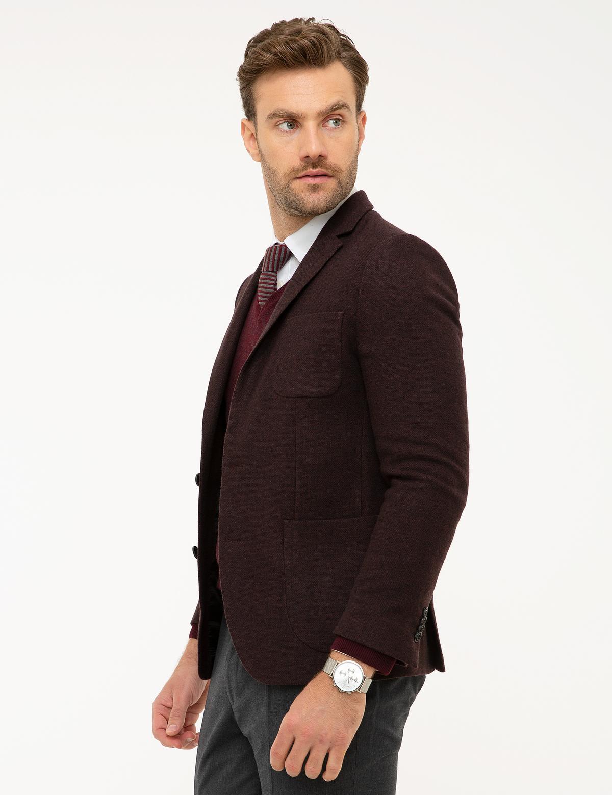 Bordo Ceket - 50194621104