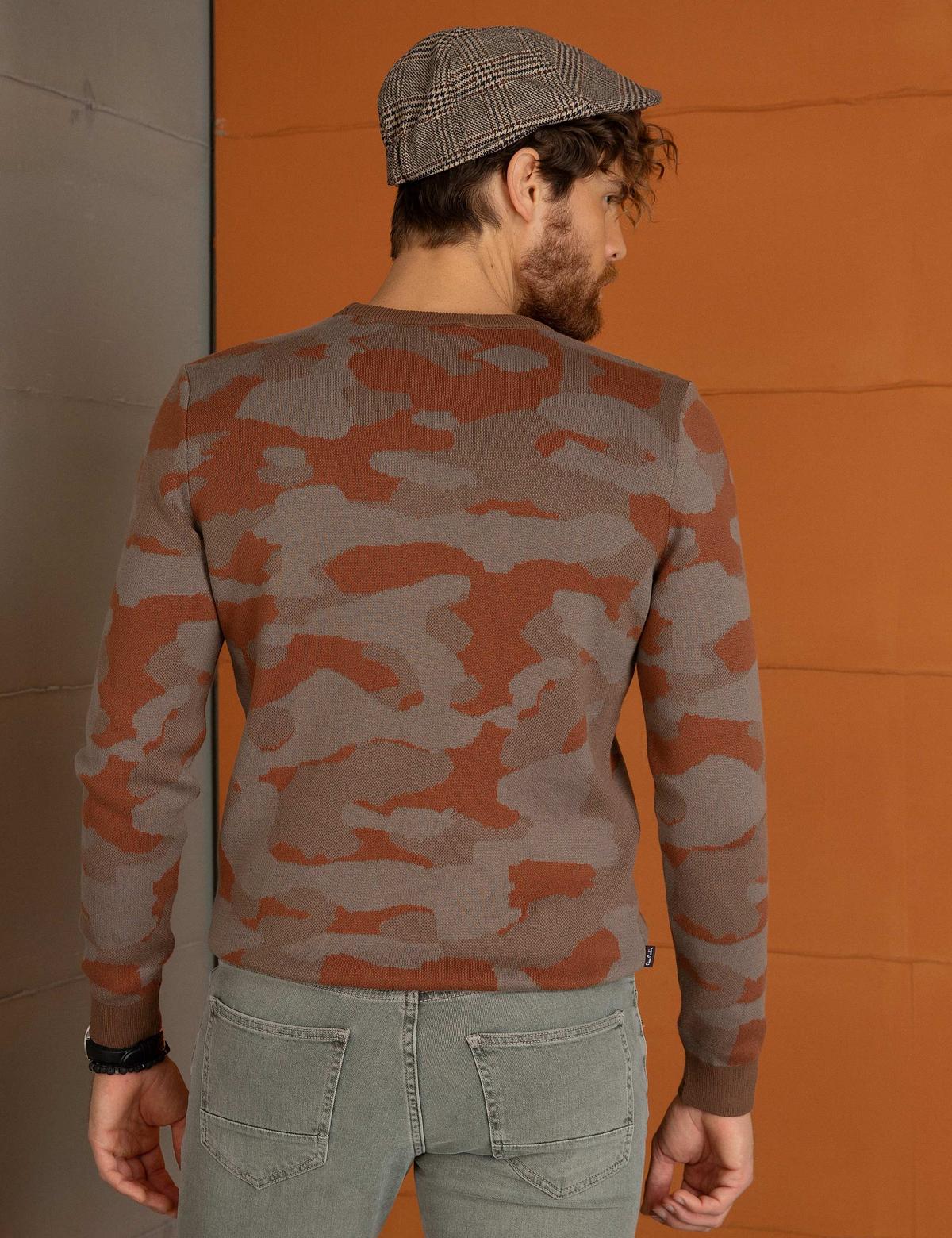 Turuncu Triko Kazak - 50193389045