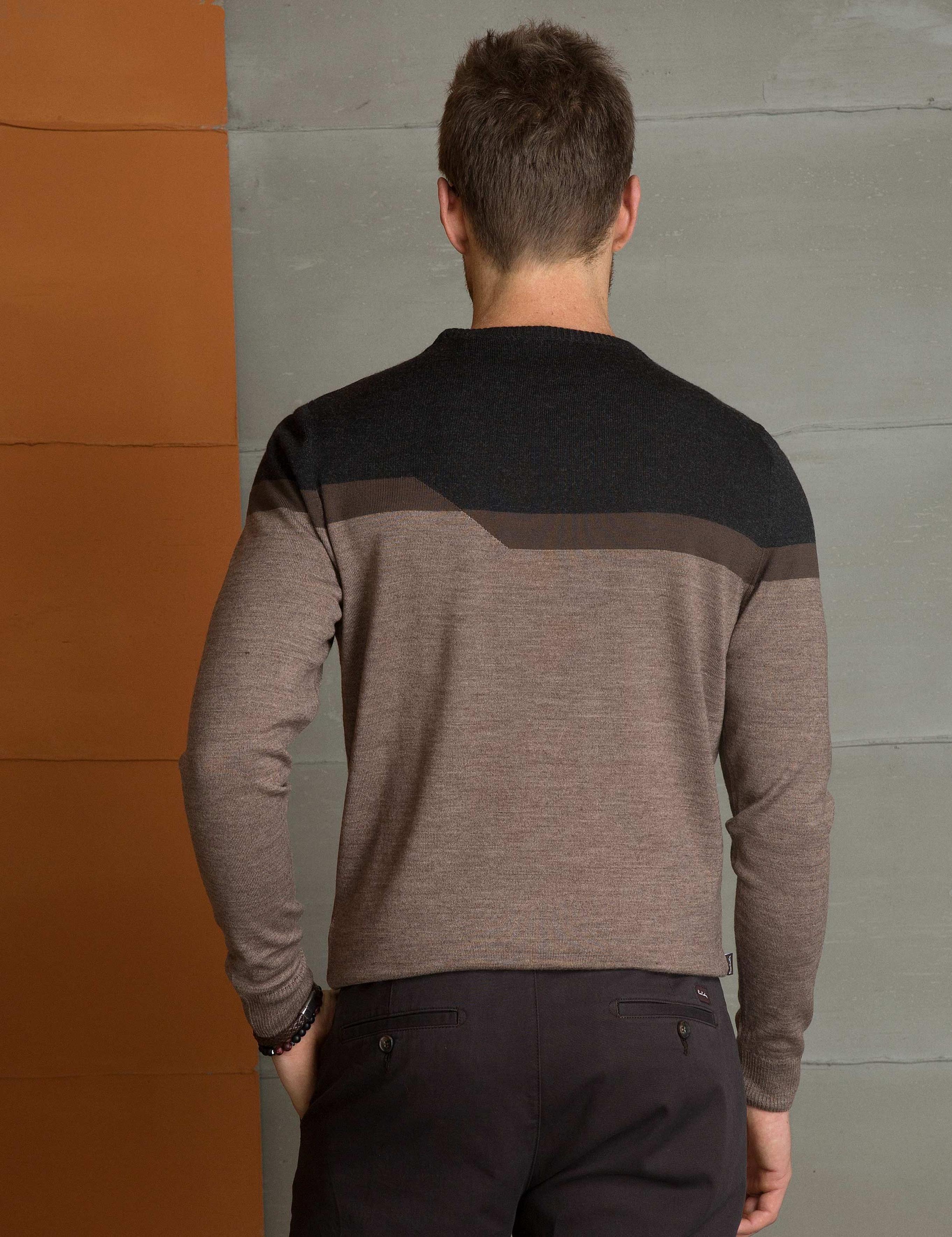 Vizon Slim Fit Bisiklet Yaka Triko Kazak