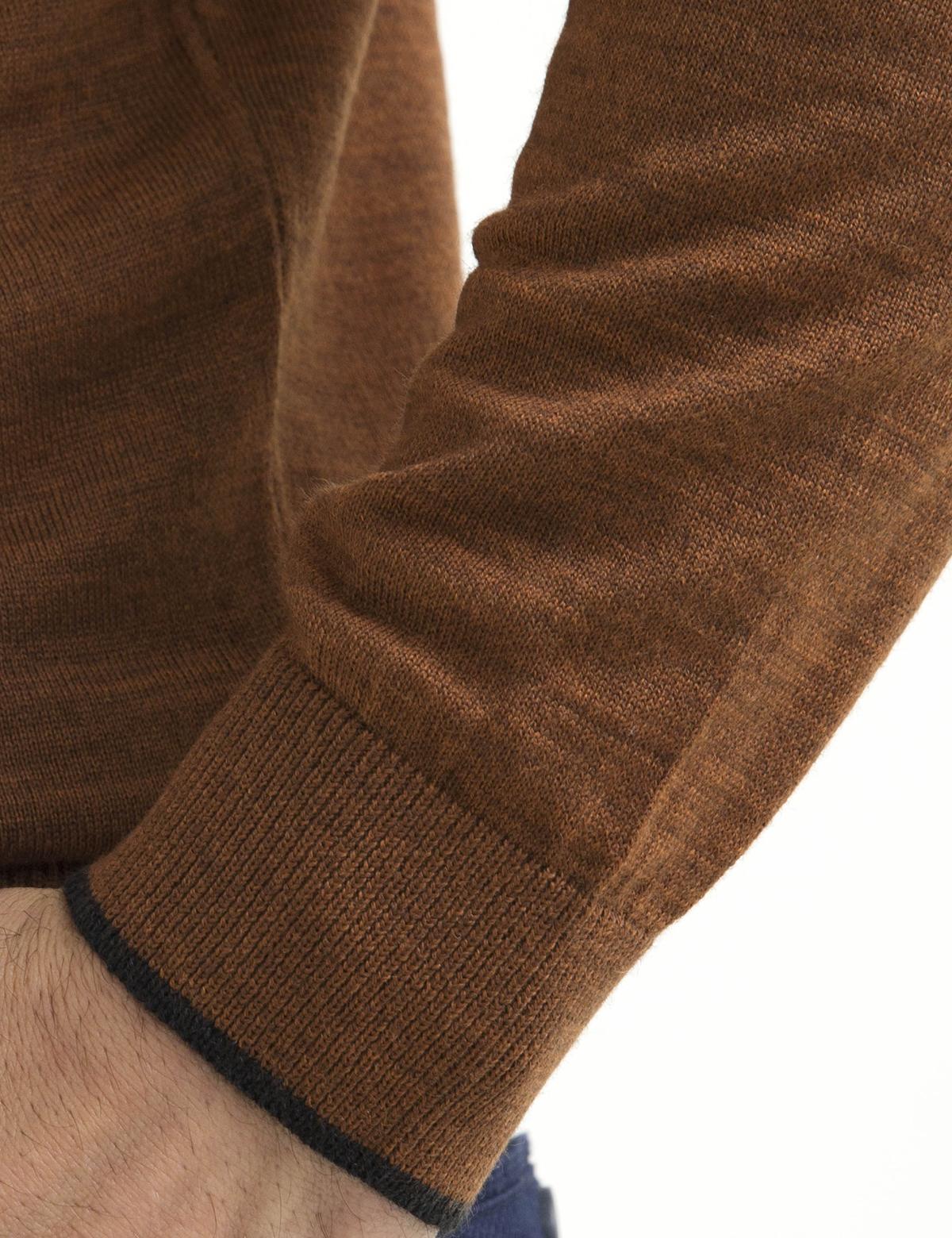 Kırmızı Triko Kazak - 50193440093