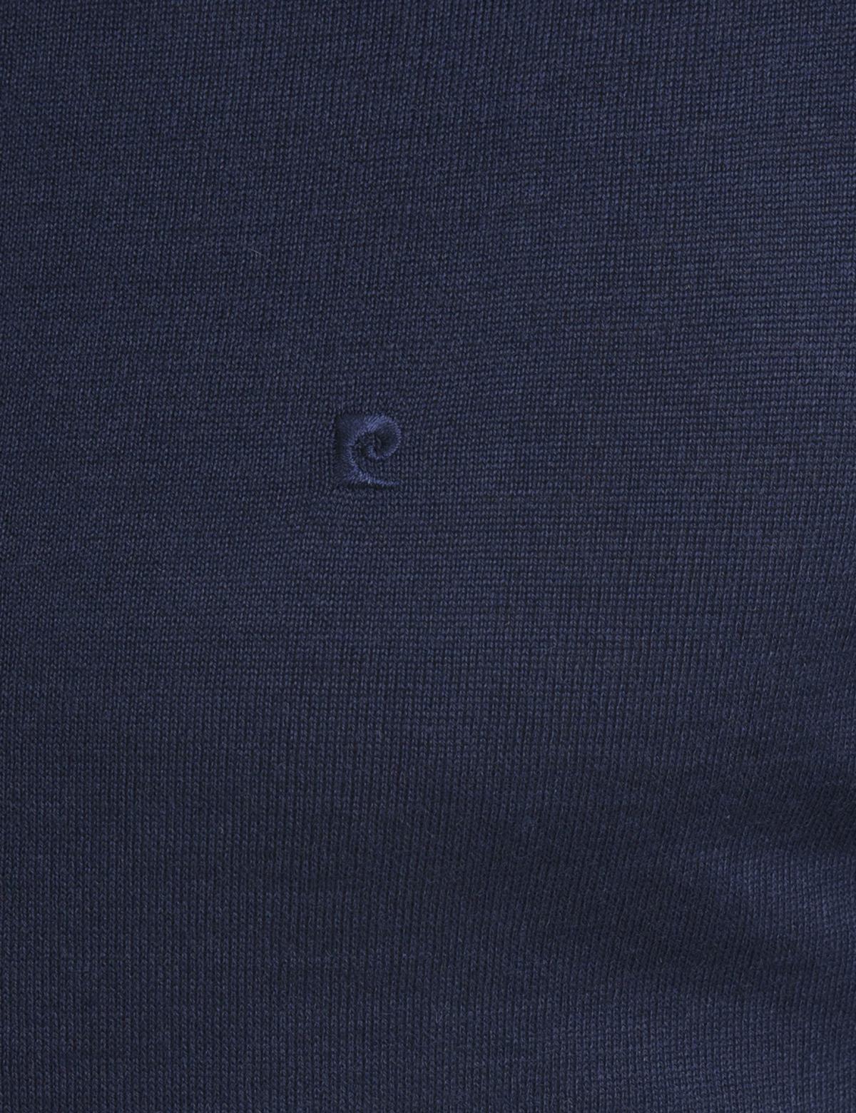 Lacivert Slim Fit Basic Triko Kazak - 50193443011