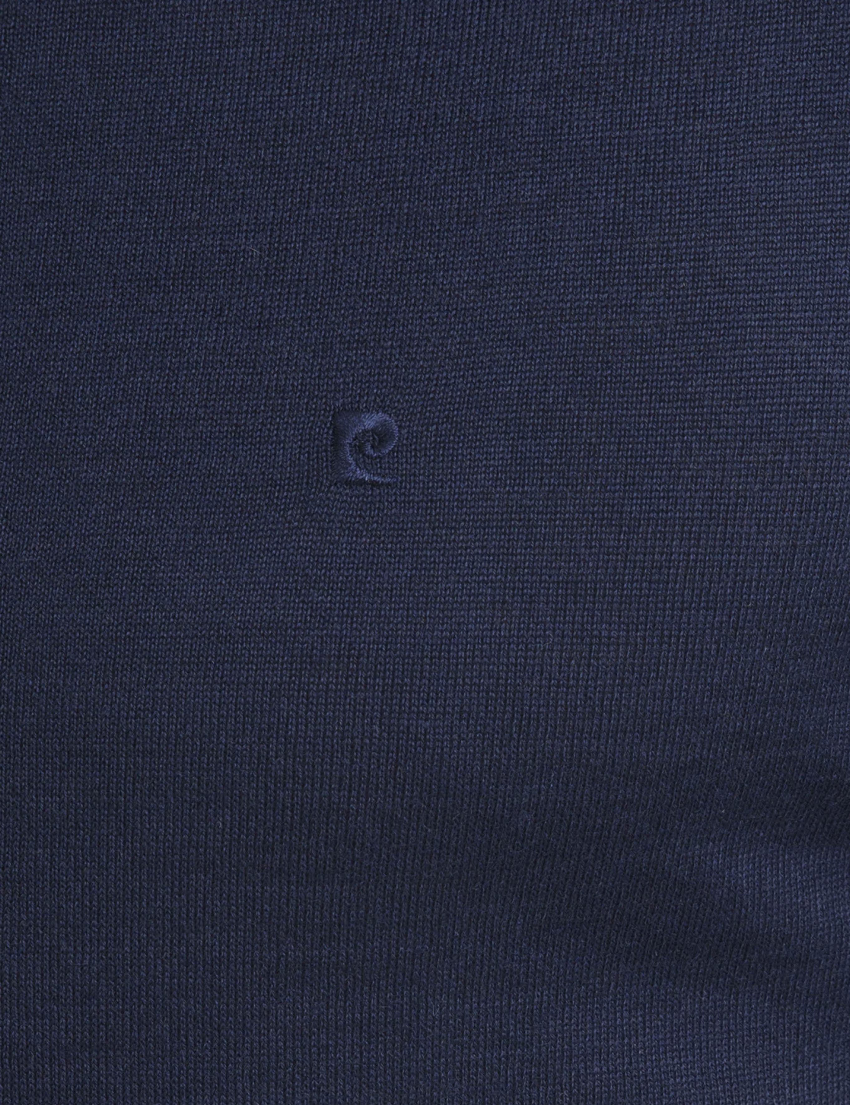 Lacivert Slim Fit Basic Triko Kazak